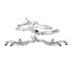 Milltek GPF-back exhaust for Lamborghini Urus 4.0 Twin Turbo V8 650PS (non-GPF) 2018+ - Brushed titanium tips