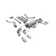 Milltek GPF-back exhaust (louder) valved for Land Rover Defender 110 5.0 V8 425PS & 525PS (GPF) 2021+ - Polished tips