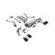 Milltek GPF-back exhaust (louder) valved for Land Rover Defender 110 5.0 V8 425PS & 525PS (GPF) 2021+ - Carbon tips