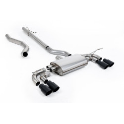 Milltek GPF-back exhaust (louder) for Land Rover Defender 130 2.0 I4 P300 & P400e (non-GPF) 2023+ - Quad black tips