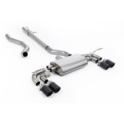 Milltek GPF-back exhaust (louder) for Land Rover Defender 130 2.0 I4 P300 & P400e (non-GPF) 2023+ - Carbon tips