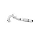 Milltek exhaust systems Milltek Large-bore downpipe with de-cat for Mercedes A45 & A45S AMG 2.0 Turbo (non-GPF) 2019-2021 | races-shop.com