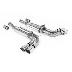Milltek Cat-back exhaust valved for Mercedes G63 4.0 Bi-Turbo V8 (W463) (non-GPF) 2019-2024 - Polished tips
