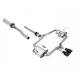 Milltek exhaust systems Milltek Cat-back exhaust (quieter) for Mini Cooper S (R53) (non-GPF) 2002-2006 - Cerakote black tips | races-shop.com