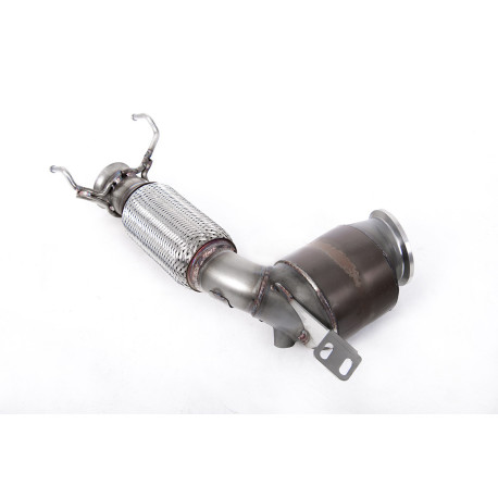 Milltek exhaust systems Milltek HJS ECE downpipe with sports cat for Mini Cooper S 2.0 Turbo (F56) (GPF) 2020-2024 | races-shop.com