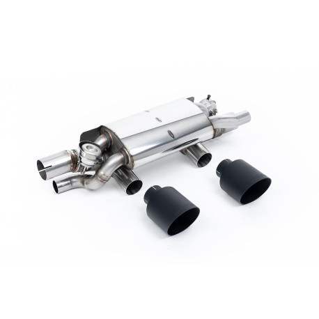 Milltek exhaust systems Milltek Rear silencers for Porsche 911 3.0 (991.2) (non-GPF) 2015-2019 - Cerakote black tips | races-shop.com