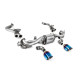 Milltek GPF bypass pipe for Porsche Cayman 718 GT4 4.0 (GPF, Pre) 2020+ - Burnt titanium tips