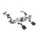 Milltek GPF bypass pipe for Porsche Cayman 718 GT4 4.0 (GPF, Pre) 2020+ - Carbon tips
