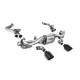 Milltek GPF bypass pipe for Porsche Cayman 718 GT4 4.0 (GPF, Pre) 2020+ - Cerakote black tips