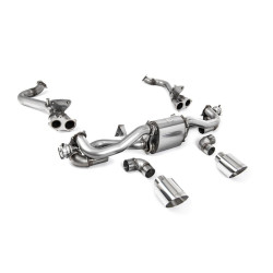 Milltek GPF bypass pipe for Porsche Cayman 718 GT4 4.0 (GPF, Pre) 2020+ - Polished tips