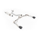 Milltek exhaust systems Milltek GPF-back exhaust (loudest) for Seat Cupra Formentor 2.0TSI 245ps (GPF) 2022+ - Cerakote black tips | races-shop.com