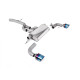 Milltek GPF-back exhaust for Toyota Supra A90 2.0 Turbo B48 (non-GPF) 2021+ - Burnt titanium tips