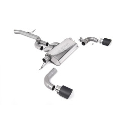 Milltek GPF-back exhaust for Toyota Supra A90 2.0 Turbo B48 (non-GPF) 2021+ - Carbon tips
