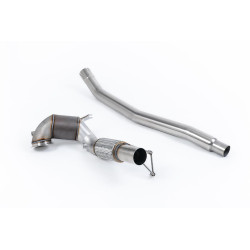 Milltek V2 Large-bore downpipe with de-cat for Volkswagen Arteon 2.0TSI 280PS 4Motion (non-GPF, OE) 2022+