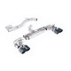 Milltek Cat-back exhaust (loudest) for Volkswagen Golf MK7 R 2.0 TSI 300PS (non-GPF) 2014-2016 - Carbon tips