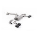 Milltek Cat-back exhaust (louder) valved for Volkswagen Golf Mk7.5 R 310PS (non-GPF) 2017-2021 - Carbon tips