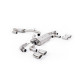 Milltek Cat-back exhaust resonated valved for Volkswagen Golf Mk7.5 R 310PS (non-GPF) 2017-2021 - Polished tips