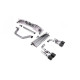 Milltek exhaust systems Milltek Cat-back exhaust carbon tips for Volkswagen Golf Mk8 GTi (non-GPF) 2021-2024 | races-shop.com