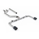 Milltek GPF-back exhaust (loudest) for Volkswagen Golf Mk8 GTi Clubsport (GPF) 2021-2024 - Carbon tips