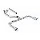 Milltek GPF-back exhaust (loudest) for Volkswagen Golf Mk8.5 GTi (GPF) 2024+ - Brushed titanium tips