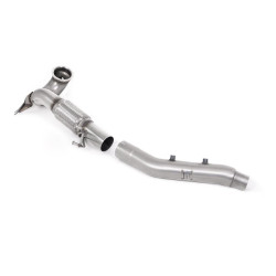 Milltek Large-bore downpipe with de-cat for Volkswagen Golf Mk8.5 GTi Clubsport (GPF, for OE system) 2024+