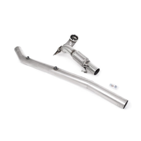 Milltek exhaust systems Milltek Large-bore downpipe with de-cat for Volkswagen Golf Mk8.5 R (non-GPF, for Milltek system) 2025+ | races-shop.com