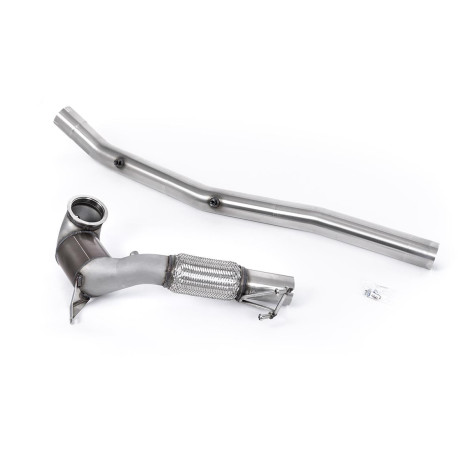 Milltek exhaust systems Milltek Large-bore downpipe with sports cat for Volkswagen Golf Mk8.5 R (non-GPF, HJS cat, for Milltek system) 2025+ | races-shop.com