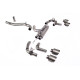 Milltek exhaust systems Milltek Cat-back exhaust (loudest) for Volkswagen Golf Mk8.5 R (non-GPF) 2025+ - Brushed titanium tips | races-shop.com
