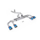 Milltek exhaust systems Milltek Cat-back exhaust (loudest) non-valved for Volkswagen Golf Mk8.5 R (non-GPF) 2025+ - Burnt/blue titanium tips | races-shop.com