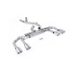 Milltek Cat-back exhaust (loudest) non-valved for Volkswagen Golf Mk8.5 R (non-GPF) 2025+ - Polished tips