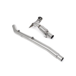 Milltek Large-bore downpipe with de-cat for Volkswagen T-Roc R 2.0TSI 300ps 2022+