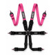 FIA 6 point sport safety belts RACES EVO for HANS 2