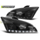 TUNING-TEC headlights (DRL) for FORD FOCUS II 09.04-01.08 (H1), black, V2