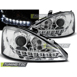 TUNING-TEC headlights (DRL) for FORD FOCUS 10.98-10.01 (H7), chrome