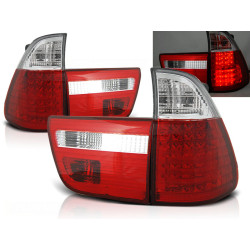 LED TAIL LIGHTS RED WHITE for BMW X5 E53 09.99-10.03