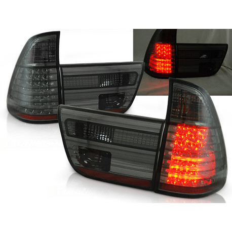 Lighting TUNING-TEC LED tail lights for BMW X5 E53 09.99-10.03, smoke, V1 | races-shop.com