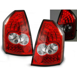 LED TAIL IGHTS CHRYSLER 300C 05-08 RED WHITE LED
