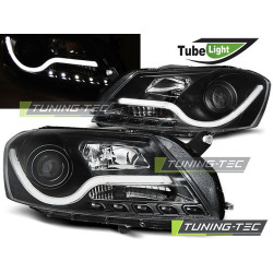 TUNING-TEC headlights (Tube Light) for VW PASSAT B7 10.10-10.14 (H7/H1), black