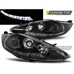 HEADLIGHTS FORD FIESTA MK7 08.08-09.12 DAYLIGHT BLACK