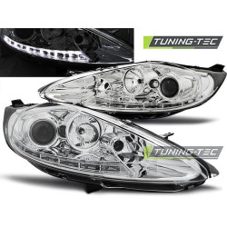HEADLIGHTS FORD FIESTA MK7 08.08-09.12 DAYLIGHT CHROME