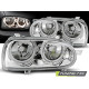 TUNING-TEC headlights (Angel Eyes) for VW GOLF 3 09.91-08.97 (H7), chrome, V1