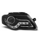 Lighting TUNING-TEC headlights (DRL) for VW PASSAT B6 3C 03.05-10 (H9), black | races-shop.com
