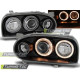 Lighting TUNING-TEC headlights (Angel Eyes) for VW GOLF 3 09.91-08.97 (H7), black, V2 | races-shop.com