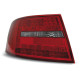 Lighting TUNING-TEC LED tail lights for AUDI A6 C6 SEDAN 04.04-08, red-white, V1 | races-shop.com