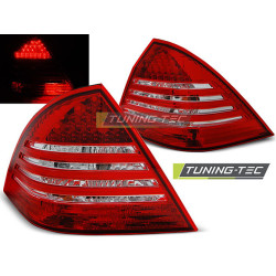 TUNING-TEC LED tail lights for MERCEDES C-KLASA W203 SEDAN 00-04 (LIMOUSINE), red-white