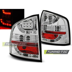 TUNING-TEC LED tail lights for SKODA OCTAVIA II KOMBI 04-12, chrome