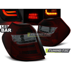 LED BAR TAIL LIGHTS RED SMOKE for BMW E87/E81 09.07-11 LCI