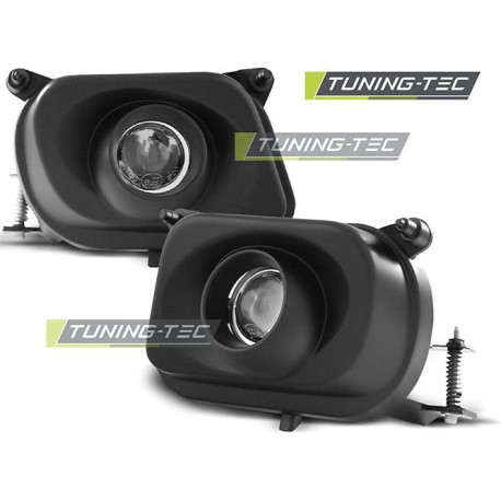 Lighting TUNING-TEC fog lights for MERCEDES W210 95-05.99 (LIMOUSINE, TOURING), black | races-shop.com