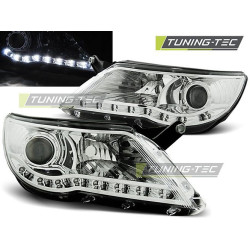 TUNING-TEC headlights (DRL) for VW TIGUAN 10.07-11 (H7), chrome