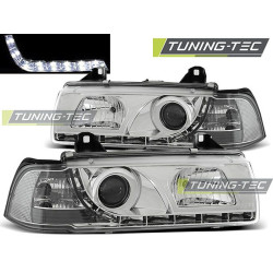 HEADLIGHTS DAYLIGHT CHROME for BMW E36 12.90-08.99